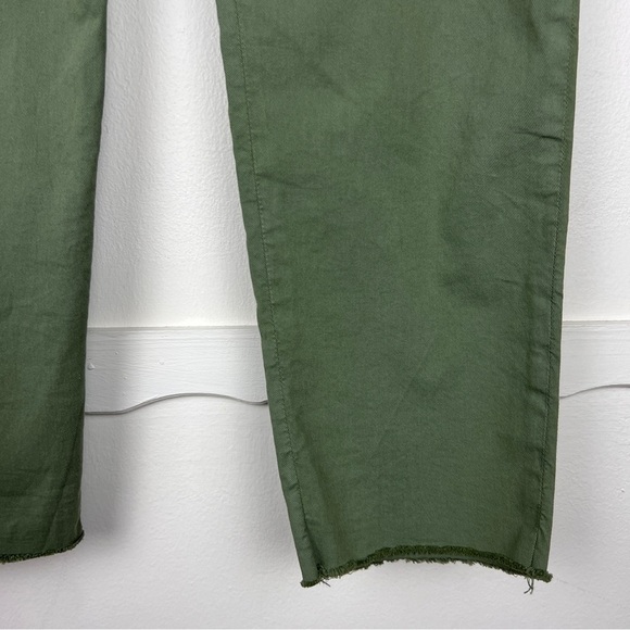 Frank & Eileen Wicklow Raw Hem Twill Chino Straight Trousers - Picture 6 of 8